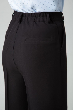 Брюки-палаццо со стрелками и высокой посадкой IVARI 309 черный - фото 5