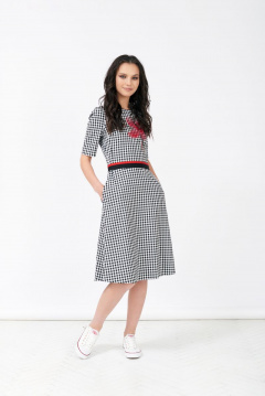 Платье приталенного силуэта из текстиля, летнее Motif 1279 - фото 2