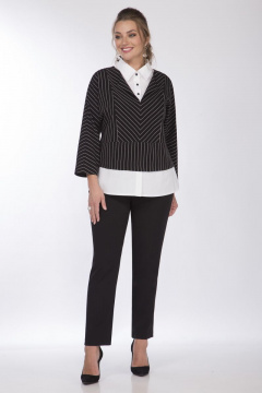 Блуза и брюки с запахом из текстиля для casual образа Matini 1.1633 - фото 5