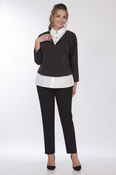 Блуза и брюки с запахом из текстиля для casual образа Matini 1.1633 - фото 4