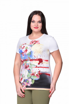 Майка из трикотажа для повседневных образов Golden Valley 2068 белый - фото 1