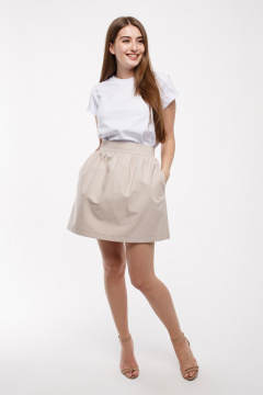 Юбка Madech 19146 светло-бежевый - фото 2