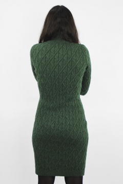 Платье с длинным рукавом из трикотажа с воротником Полесье С4503-21 1С1354-Д43 164 лишайник_светлый - фото 3