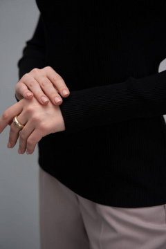 Классический джемпер из хлопка с длинным рукавом Femme & Devur 30654 1.3F(170) - фото 4