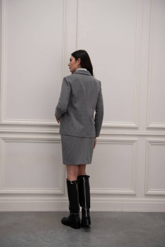 Элегантная демисезонная блуза мультиколор из текстиля Femme & Devur 70927 1.32F(170) - фото 3