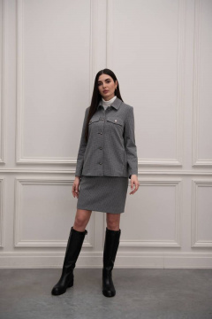 Элегантная демисезонная блуза мультиколор из текстиля Femme & Devur 70927 1.32F(170) - фото 2