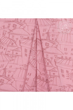 Комплект постельного белья из хлопка поплин розовый АРТПОСТЕЛЬ 912 китти - фото 3