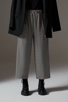 Кюлоты из трикотажа с контрастным принтом и поясом на резинке ANNETE A258 - фото 3