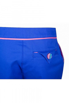 Синие бриджи из хлопка с карманами, лето Bell Bimbo 161166 синий - фото 2