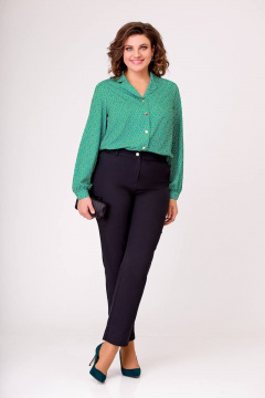 Черные джинсовые брюки прямого силуэта с резинкой Swallow 634 черный - фото 1