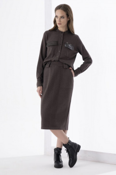 Юбка Barbara Geratti С8144BG шоколад - фото 1