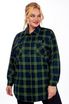 Элль-стиль 2171 сине-зеленый_принт