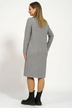 Платье, сумка Alani Collection 1807 серый - фото 5