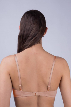 Розовый трикотажный бюстгальтер для ежедневной носки Verally 2007-2 античная роза - фото 2