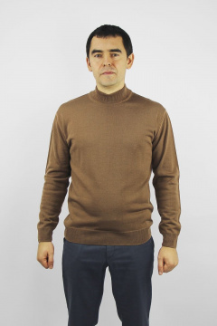 Свитер вязаный демисезонный с двойным воротником Полесье С3012-15 5С1749-Д43 170,176 капучино - фото 1