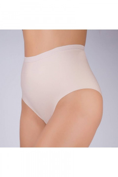 Бежевые слип-корректирующие трусы с высокой посадкой Verally 1152-1 серебристый пион - фото 3