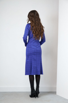 Платье с юбкой-годе и цветом синим или голубым Ларс Стиль 747 - фото 4