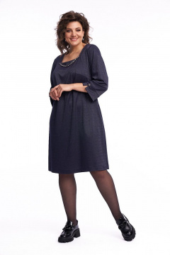 Платье с расклешённым к низу силуэтом из трикотажа Almirastyle 224 - фото 3