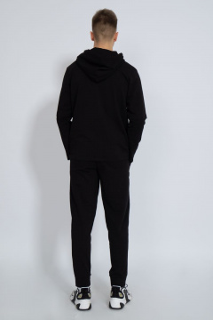 Лонгслив мужской демисезонный с капюшоном из хлопка Kivviwear 1011.07 - фото 5