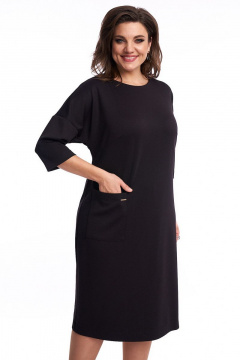 Платье с кружевными вставками и съемным поясом из текстиля Almirastyle 208 - фото 4