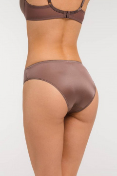 Бежевые трусы-слип из трикотажа с высокой посадкой Milady 211 30.3 - фото 2
