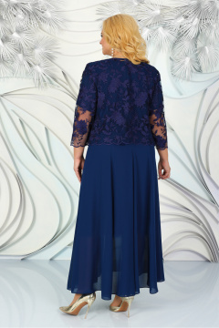 Жакет, платье Ninele 7389 синий - фото 5