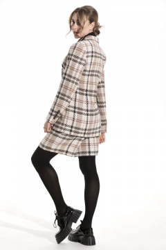 Жакет полуприлегающий с двубортной застежкой Golden Valley 36530 бежевый - фото 3