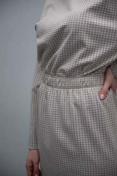 Юбка в мелкий принт из трикотажа для деловых и повседневных образов Femme & Devur 60194 1.50F(170) - фото 3