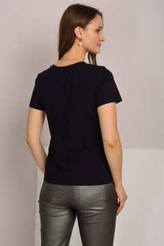 Классический джемпер из трикотажа и хлопка с принтом Femme & Devur 30757 1.3F(170) - фото 4