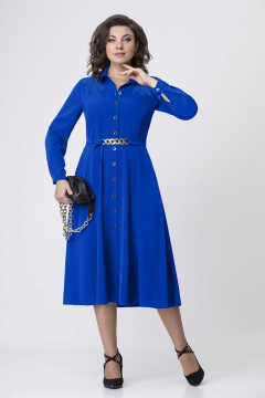 Элегантное платье из костюмно-плательной ткани с поясом Avanti 1454-1 - фото 1