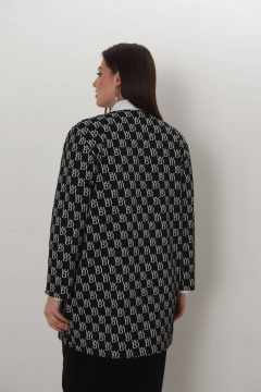 Кардиган деловой из трикотажа с накладными карманами Femme & Devur 30664 1.32BF(170) - фото 2