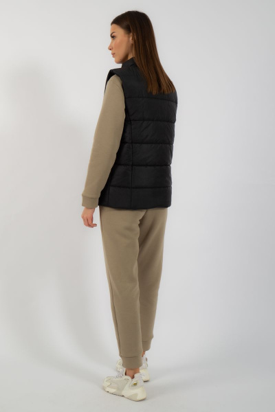 Жилет утепленный прямого кроя из плащевки Kivviwear 4110.09 - фото 14