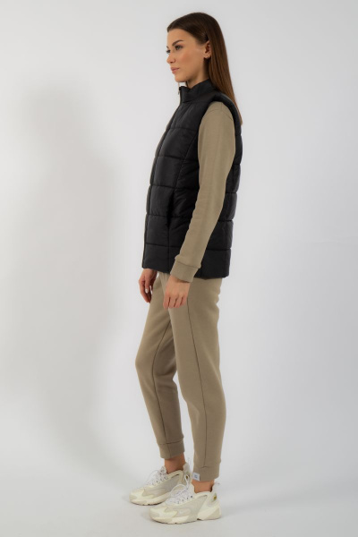 Жилет утепленный прямого кроя из плащевки Kivviwear 4110.09 - фото 13