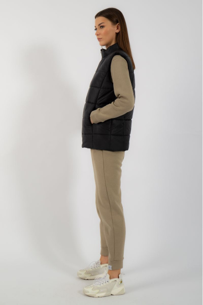 Жилет утепленный прямого кроя из плащевки Kivviwear 4110.09 - фото 12