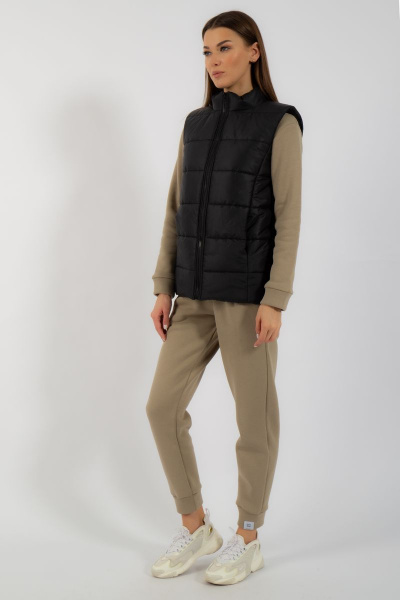 Жилет утепленный прямого кроя из плащевки Kivviwear 4110.09 - фото 11