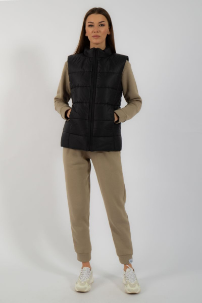 Жилет утепленный прямого кроя из плащевки Kivviwear 4110.09 - фото 9
