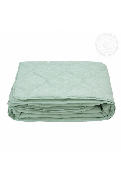 Одеяло из хлопка и бамбука Евро 200х215 с стёганым дизайном АРТПОСТЕЛЬ 2946 - фото 3