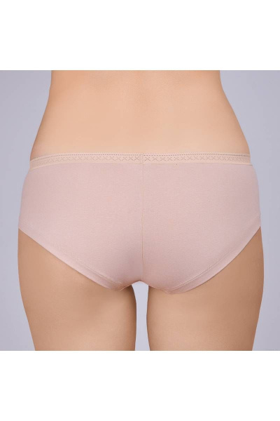 Брифы из хлопка с эластаном, низкая талия Verally 1157-1 серебристый пион - фото 2