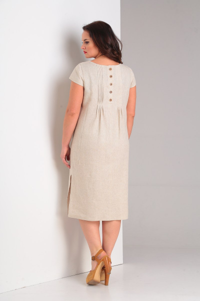 Платье Rishelie 703 беж1 - фото 3