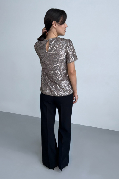 Блуза Панда 21243w капучино - фото 5