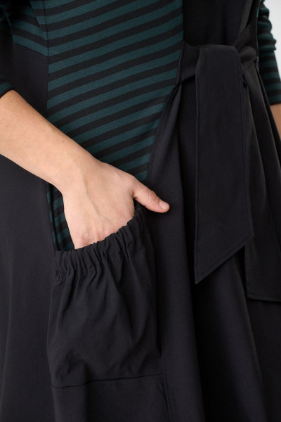 Платье ANASTASIA MAK 1076 черный - фото 7