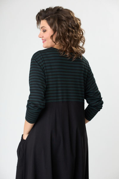 Платье ANASTASIA MAK 1076 черный - фото 5