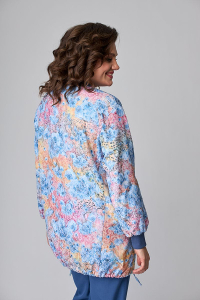 Брюки, бомбер ANASTASIA MAK 1074 голубой - фото 6