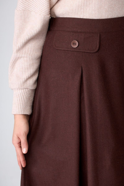 Юбка ANASTASIA MAK 1067 шоколад - фото 6