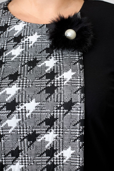 Длинная туника из вискозы и трикотажа DaLi 5624 - фото 3