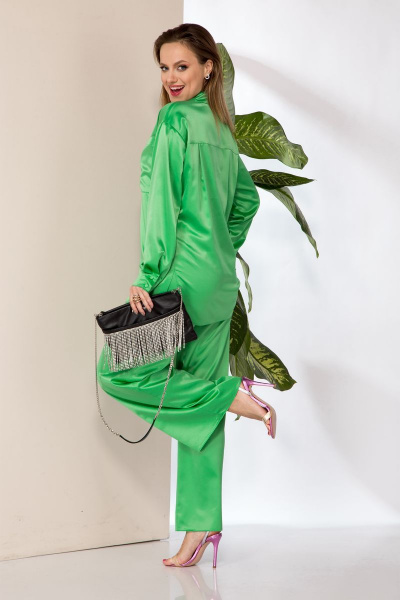 Блуза, брюки Anastasia 843 ярко-салатовый - фото 9