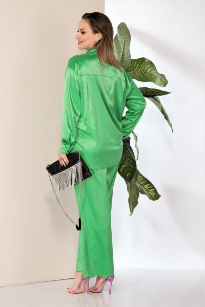 Блуза, брюки Anastasia 843 ярко-салатовый - фото 8
