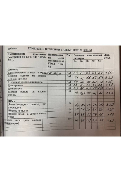 Джемпер, юбка Olegran 3823с - фото 5