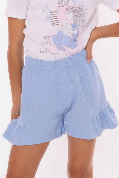 Шорты 8 Марта 18181-2С5199Д40-110,116 голубой - фото 1