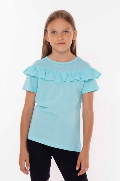 Джемпер 8 Марта 18184-2С5180Д40-134,140 голубой - фото 1